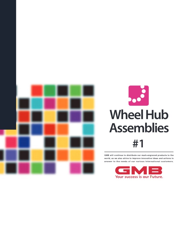 GMB pdf catalog - GMB WHEEL HUB ASSEMBLIES (2014)