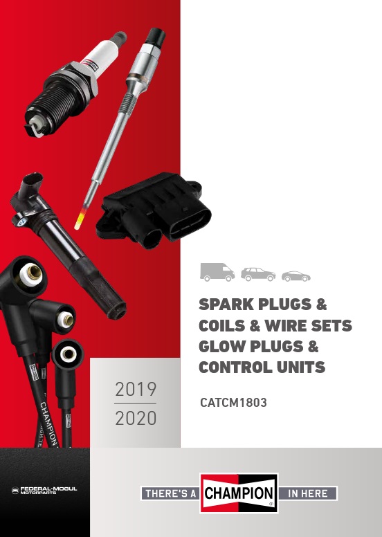 CHAMPION pdf catalog - CHAMPION SPARK PLUGS, COILS, WIRE SETS, GLOW PLUGS AND CONTROL UNITS (2020)