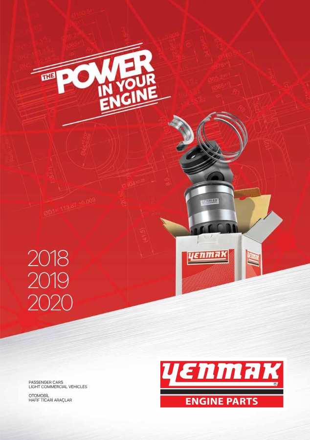 YENMAK pdf catalog - YENMAK PISTONS PISTON-RINGS PINS LINERS EUROPE AMERICA (2020)