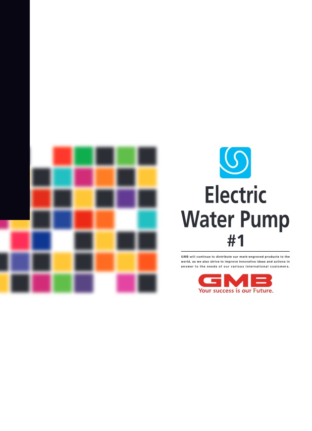 GMB pdf catalog - GMB ELECTRIC WATER PUMP (2022)
