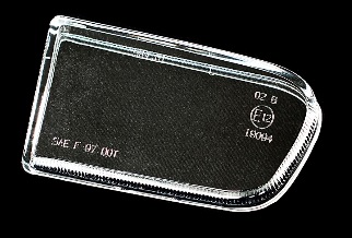 0065 HS1-P FPS (FP 0065 HS1-P) СТЕКЛО ФАРЫ П/ТУМ. ЛЕВ. -00 ГЛАДКОЕ