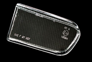 0065 HS3-P FPS (FP 0065 HS3-P) СТЕКЛО ФАРЫ П/ТУМ. ЛЕВ. -00 РИФЛЕНОЕ