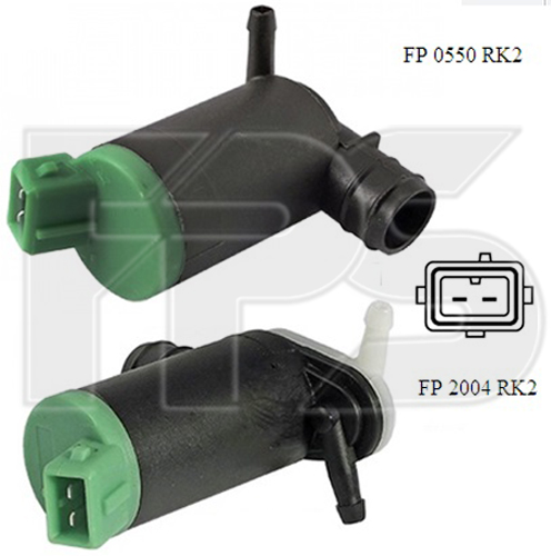 0550 RK2 FPS (FP 0550 RK2) НАСОС ОМЫВАТЕЛЯ CITROEN PEUGEOT FIAT (OE 643458)