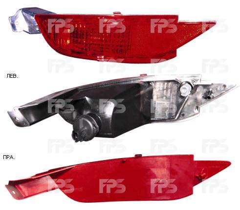2810 F4-E DEPO (FP 2810 F4-E) ФОНАРЬ ЗАДН. В БАМПЕРЕ ПРА. ПАССИВНЫЙ (ЗАГЛУШКА) HB