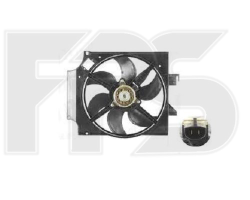 28 W158 FPS (FP 28 W158) ДИФФУЗОР С ВЕНТИЛЯТОРОМ РАДИАТОРА D=380 ЛОПАСТЕЙ=6 210 W РАЗЪЁМ-ОВАЛЬНЫЙ