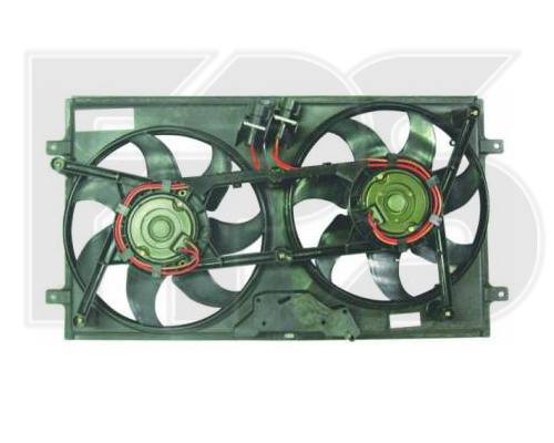 74 W266 FPS (FP 74 W266) ДИФФУЗОР С ВЕНТИЛЯТОРАМИ D=350/350 ЛОПАСТЕЙ=6/6 150/150 W РАЗЪЁМ-ОВАЛЬНЫЙ