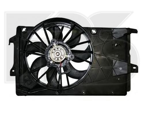 52 W748 FPS (FP 52 W748) ДИФФУЗОР С ВЕНТИЛЯТОРОМ РАДИАТОРА D=360 ЛОПАСТЕЙ=7 140 W РАЗЪЁМ-ОВАЛЬНЫЙ