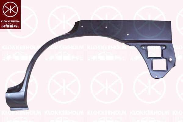 6824 581 KLOKKERHOLM (FP 6824 581) РЕМ. ЧАСТЬ КРЫЛА ЗАД.ЛЕВ. 4 DOORS (АРКА)