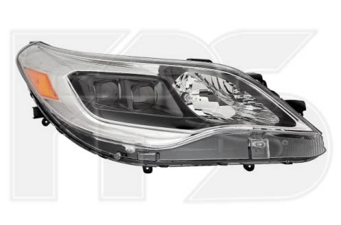 7058 R3-E DEPO (FP 7058 R3-E) ФАРА ЛЕВ. МЕХ. ЖЕЛТАЯ ВСТАВКА