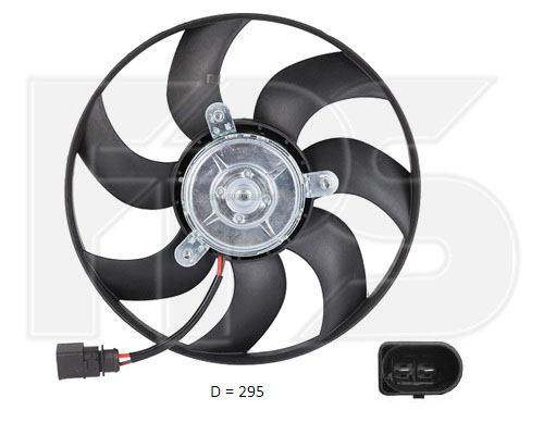 74 W1005 FPS (FP 74 W1005) ВЕНТИЛЯТОР РАДИАТОРА D=295