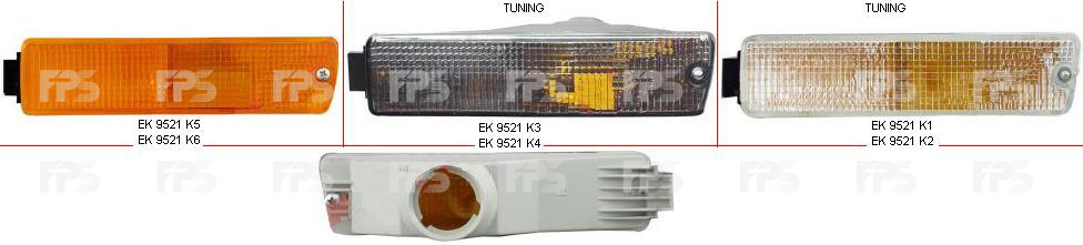 9521 K2-P FPS (FP 9521 K2-P) УКАЗ. ПОВ. В БАМП. ПРА. БЕЛ. 89-91