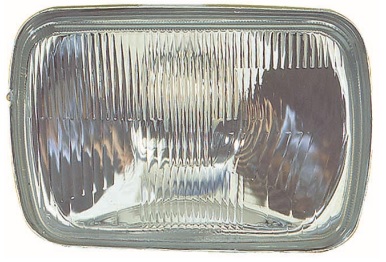 9600 0240-E DEPO (FP 9600 0240-E) ФАРА ПРЯМОУГ. 142x200 ЛЕВ.=ПРА. H4          (БЕЗ ГАБАРИТА) БЕЗ РАМКИ